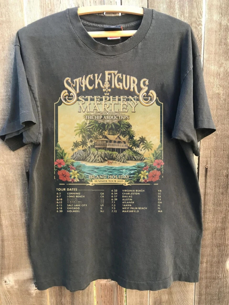 Stick Figure Band 2025 Tour Dates Short Sleeve Shirt