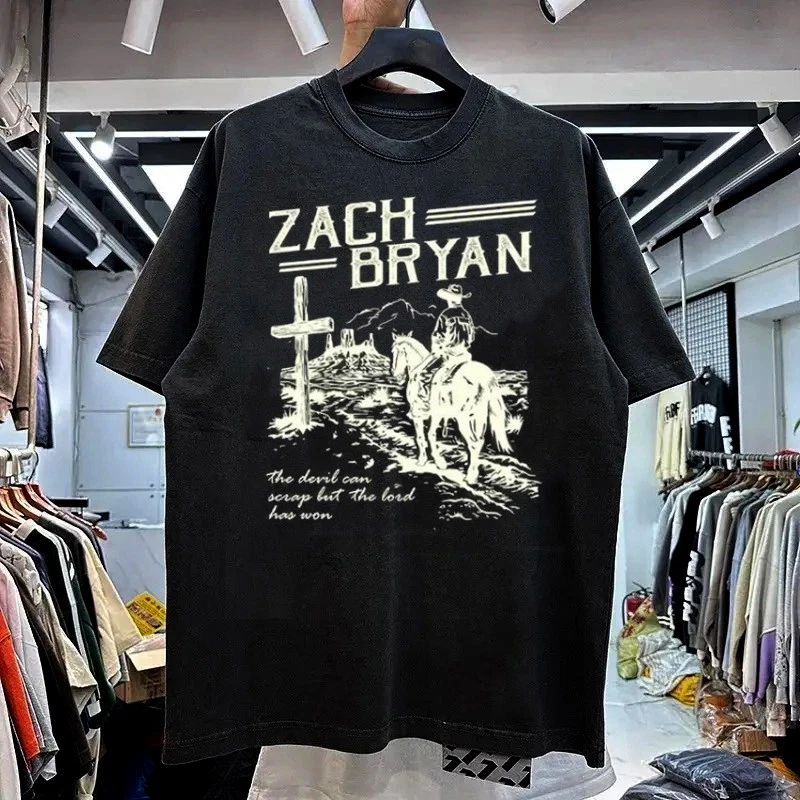Zach Bryan Concert T-Shirt Black