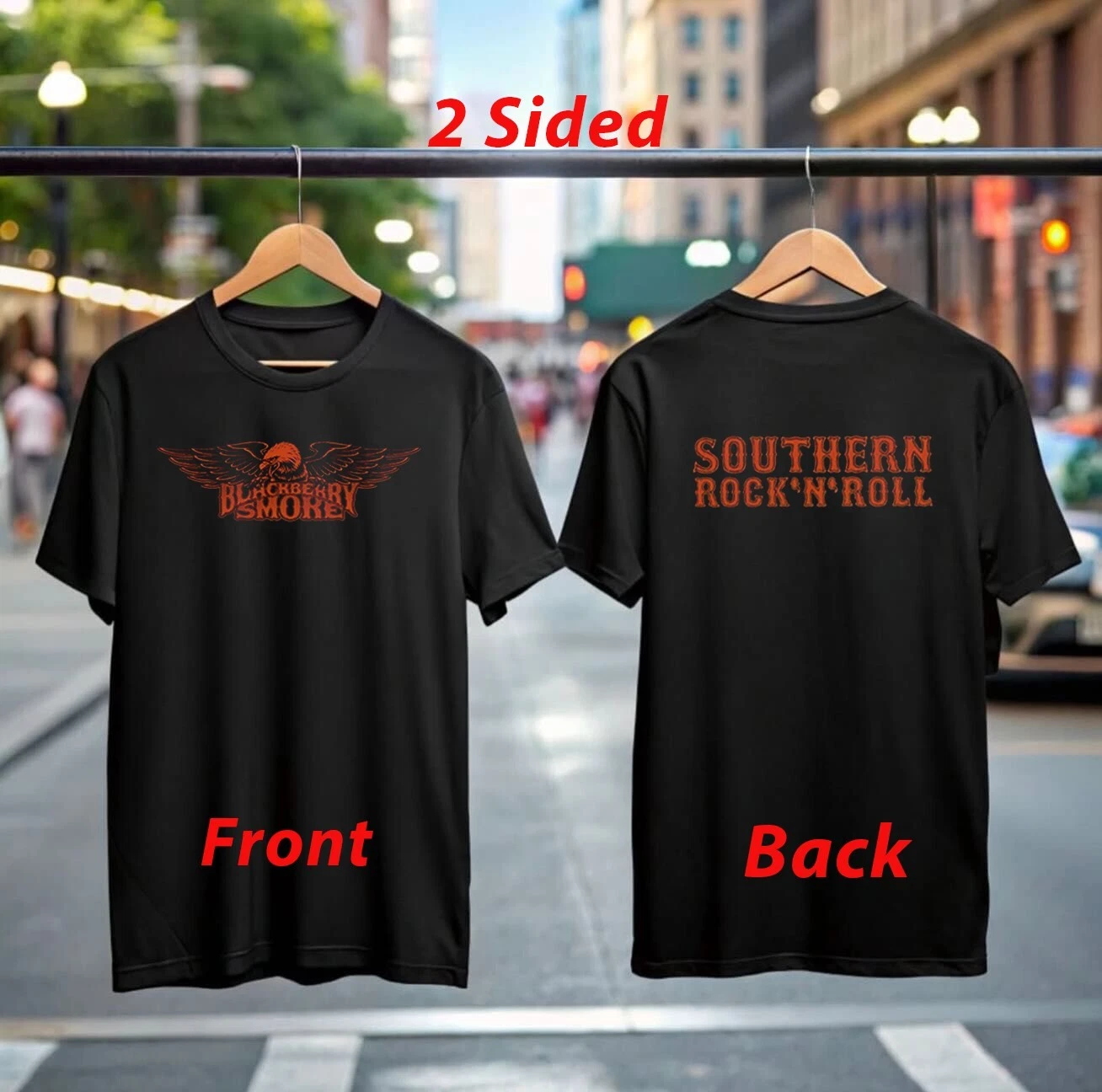 Blackberry Smoke Tour 2025 T-Shirt Official Concert Merch Southern Rock Fan Shirt