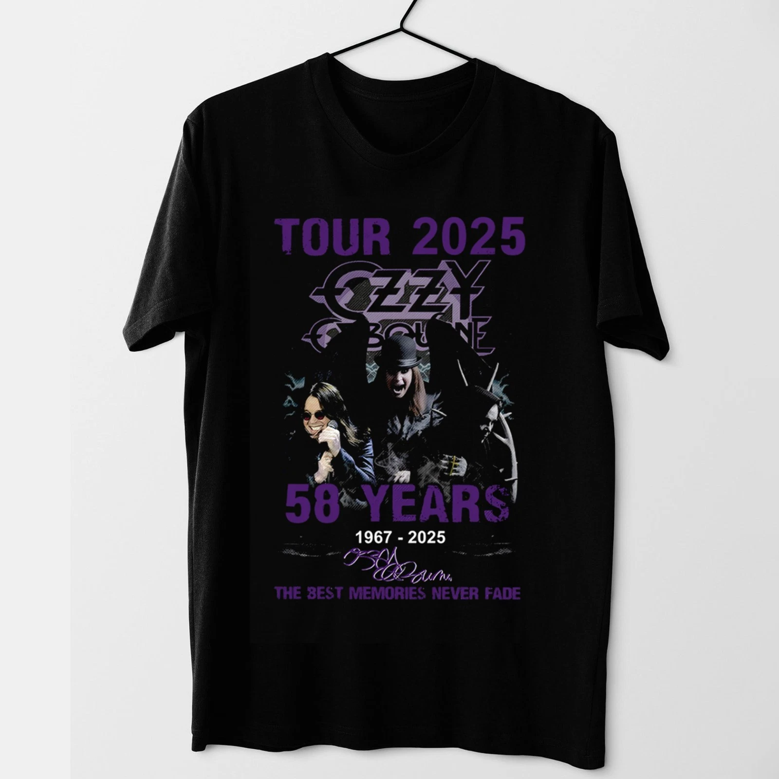Ozzy Osbourne Tour 2025 Signature T-Shirt