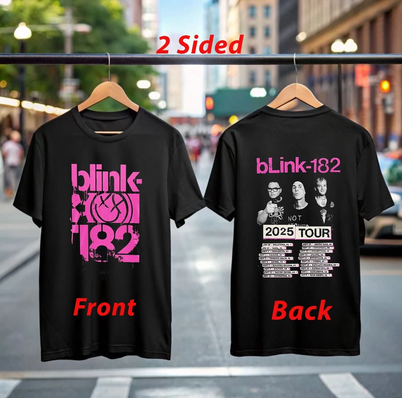 Blink-182 Missionary Impossible Tour 2025 T-Shirt