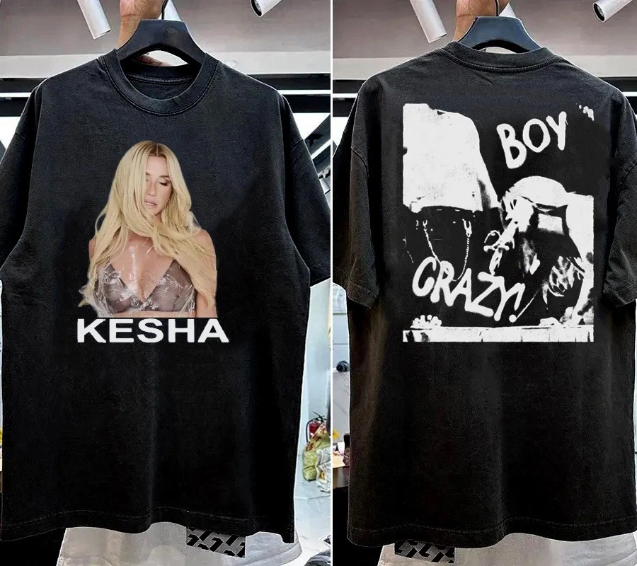 Reprint 2025 Kesha The Tits Out Tour Shirt