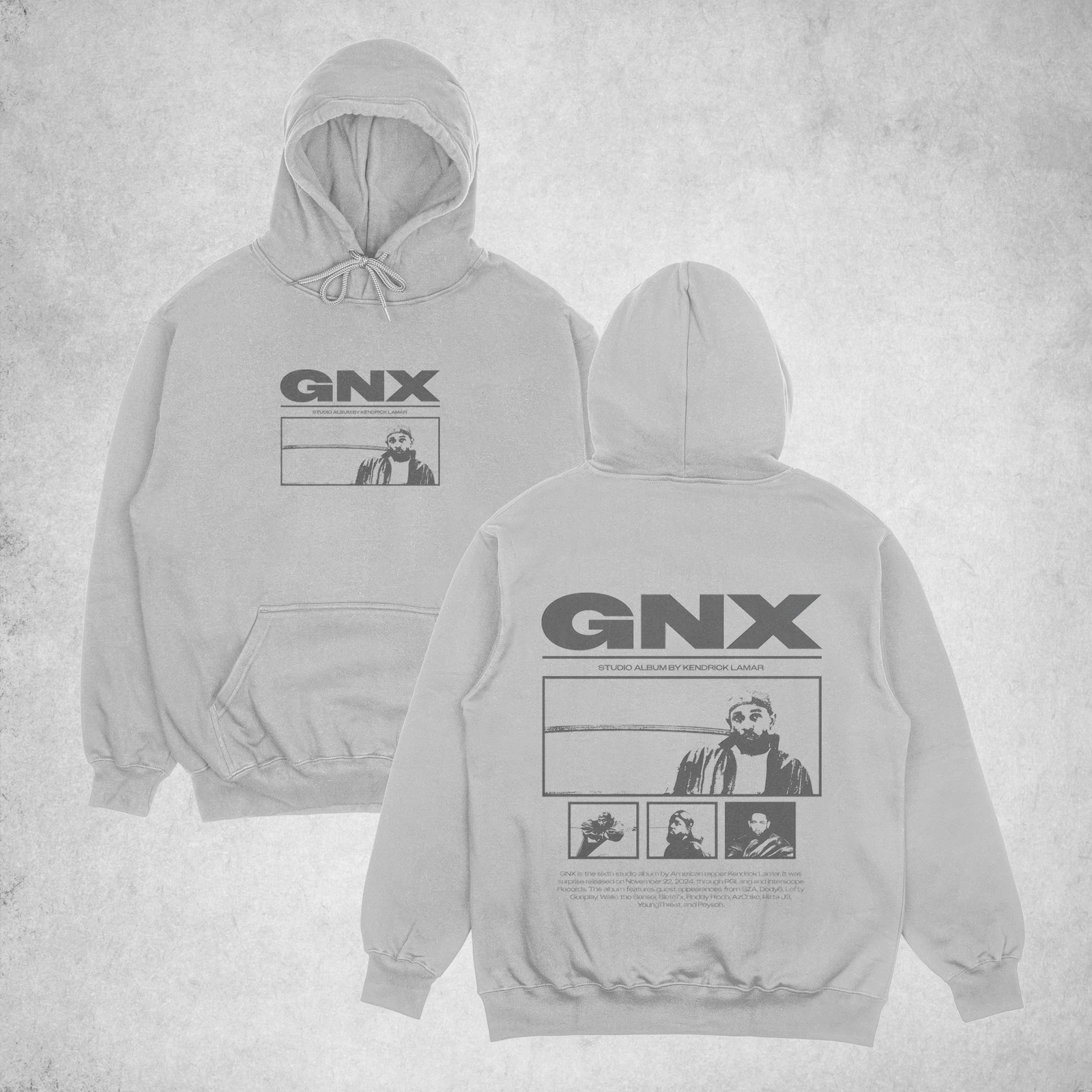 Kendrick Lamar Gnx Album Cover Unisex Hoodie