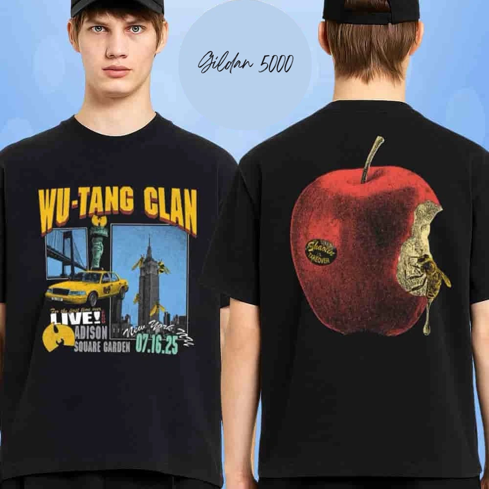 Wu-Tang Clan Live In New York City 2025 Madison Square Garden Concert T-Shirt