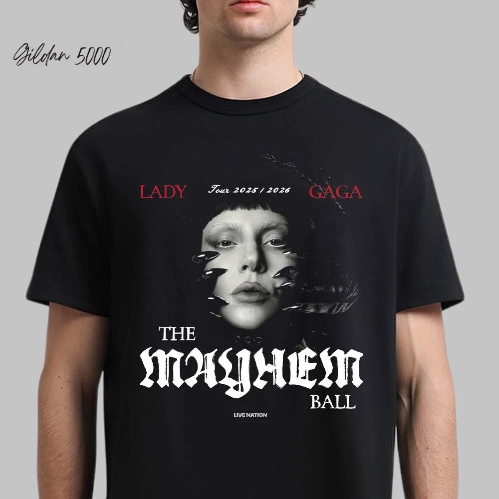 Lady Gaga The Mayhem Ball Tour 2025 2026 T-Shirt