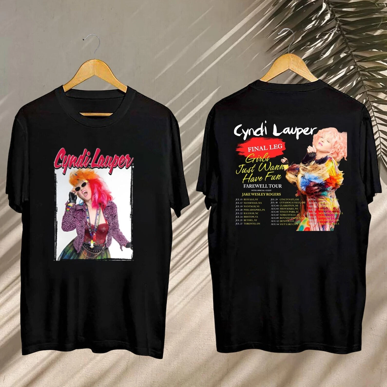 Cyndi Lauper Girl Just Wanna Have Fun Farewell Tour 2025 T-Shirt