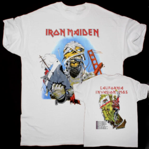 Iron Maiden California Invasion Tour Shirt