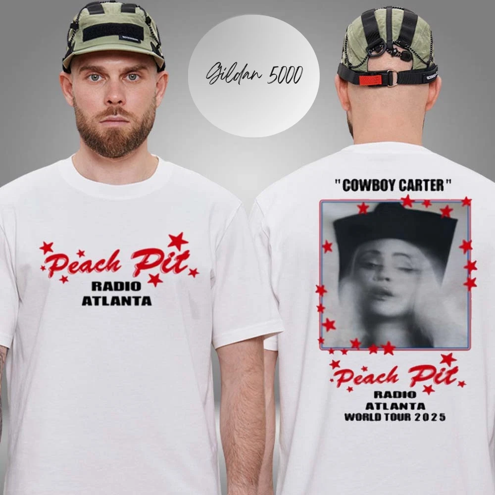 Beyonce Cowboy Carter Tour Atlanta Peach Pit Exclusive New Merch T-Shirt