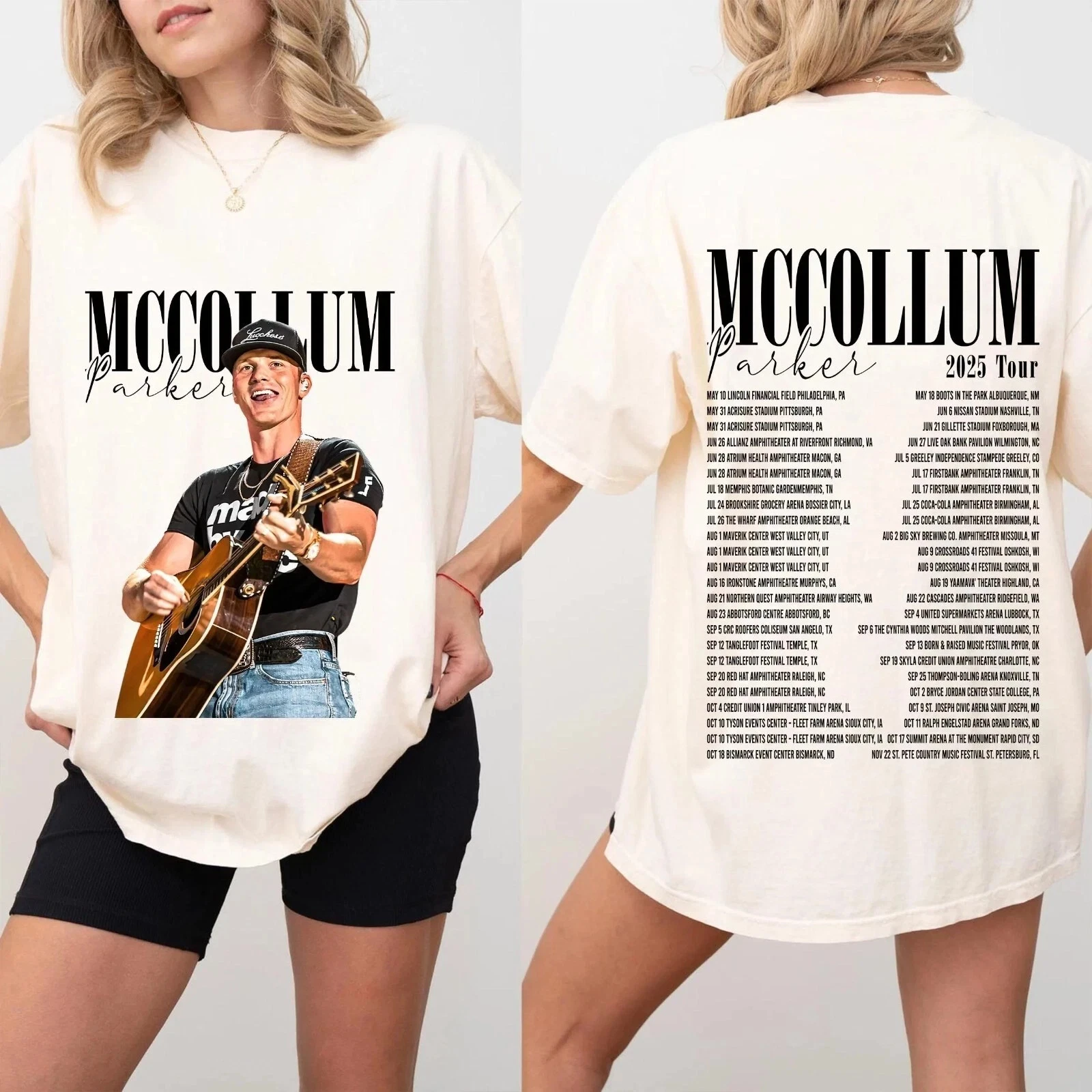 Parker Mccollum 2025 Tour T-Shirt, Country Style Meets Concert Spirit T-Shirt