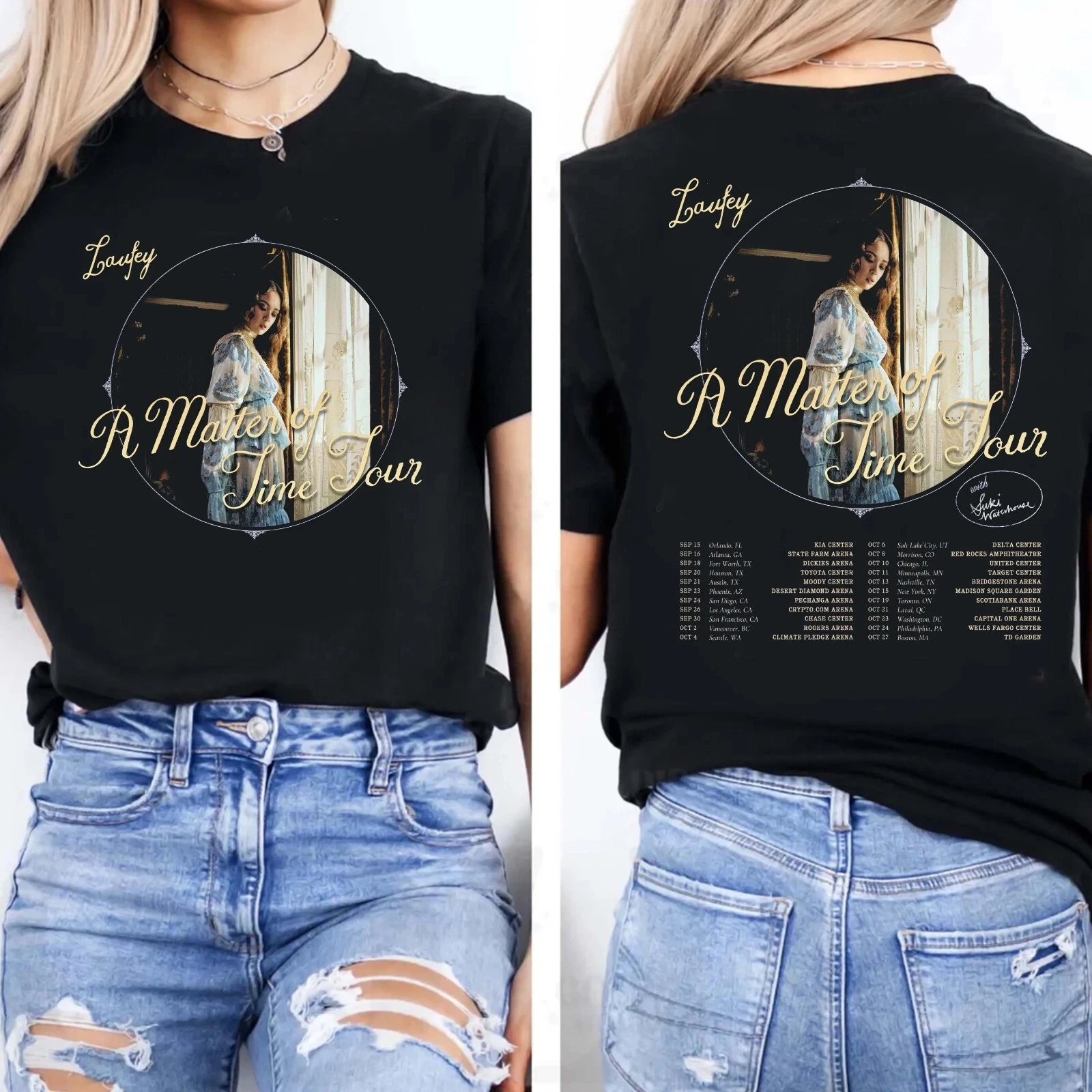 Laufey Announces A Matter Of Time Tour T-Shirt