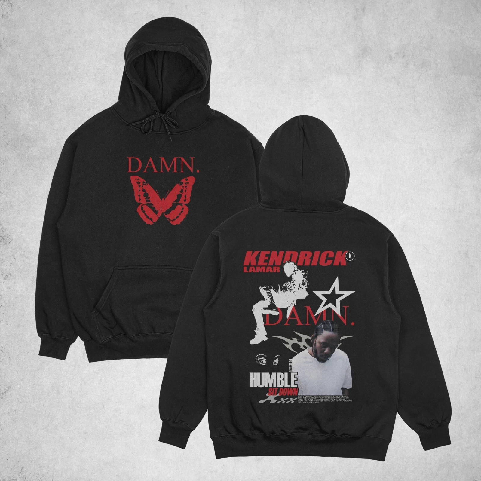Kendrick Lamar Damn Album Hoodie, Kendrick Lamar Merch, Gift For Lamar Fans