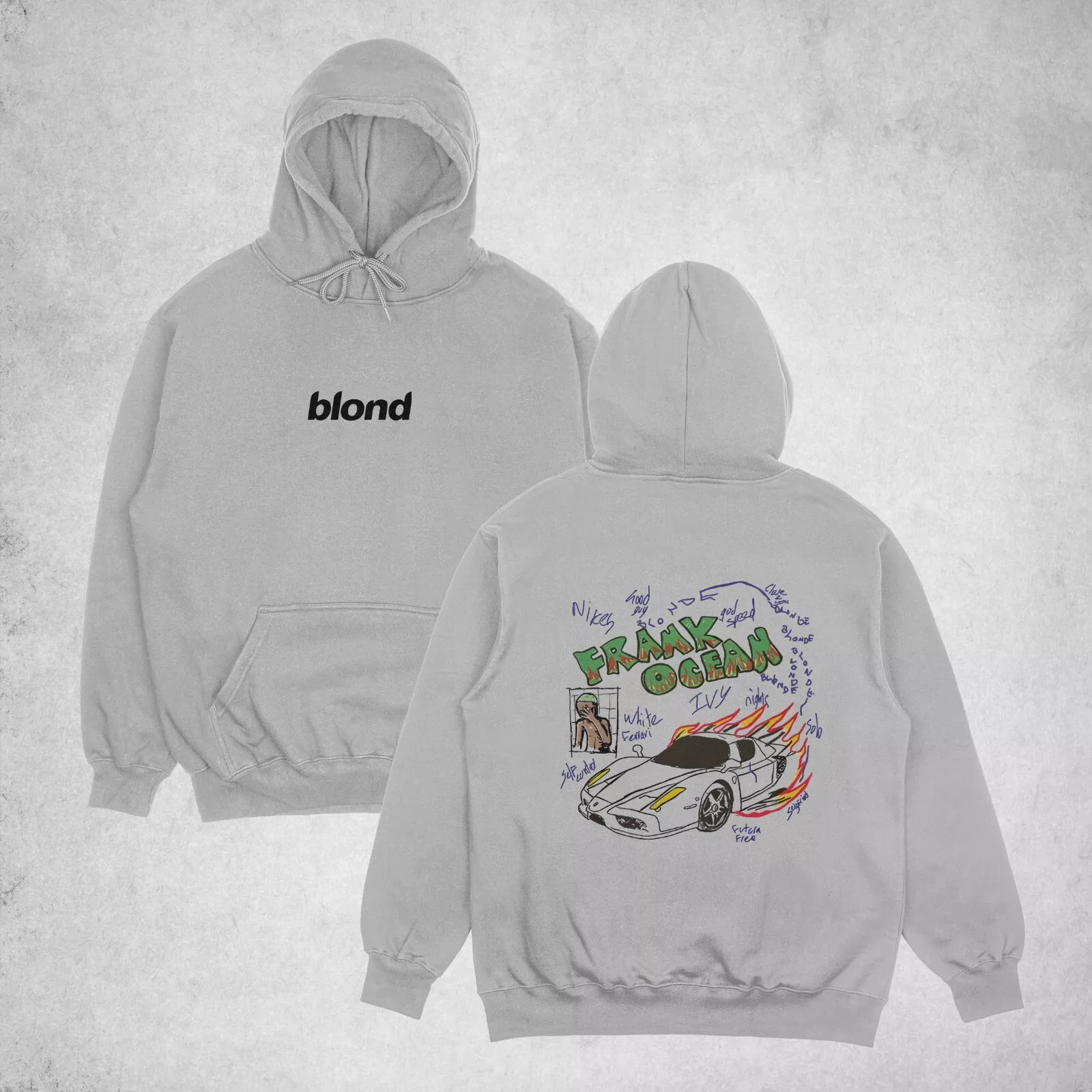 Frank Ocean Blond Ivy Nikes Hoodie, Frank Ocean Inspired Blond Album Merch