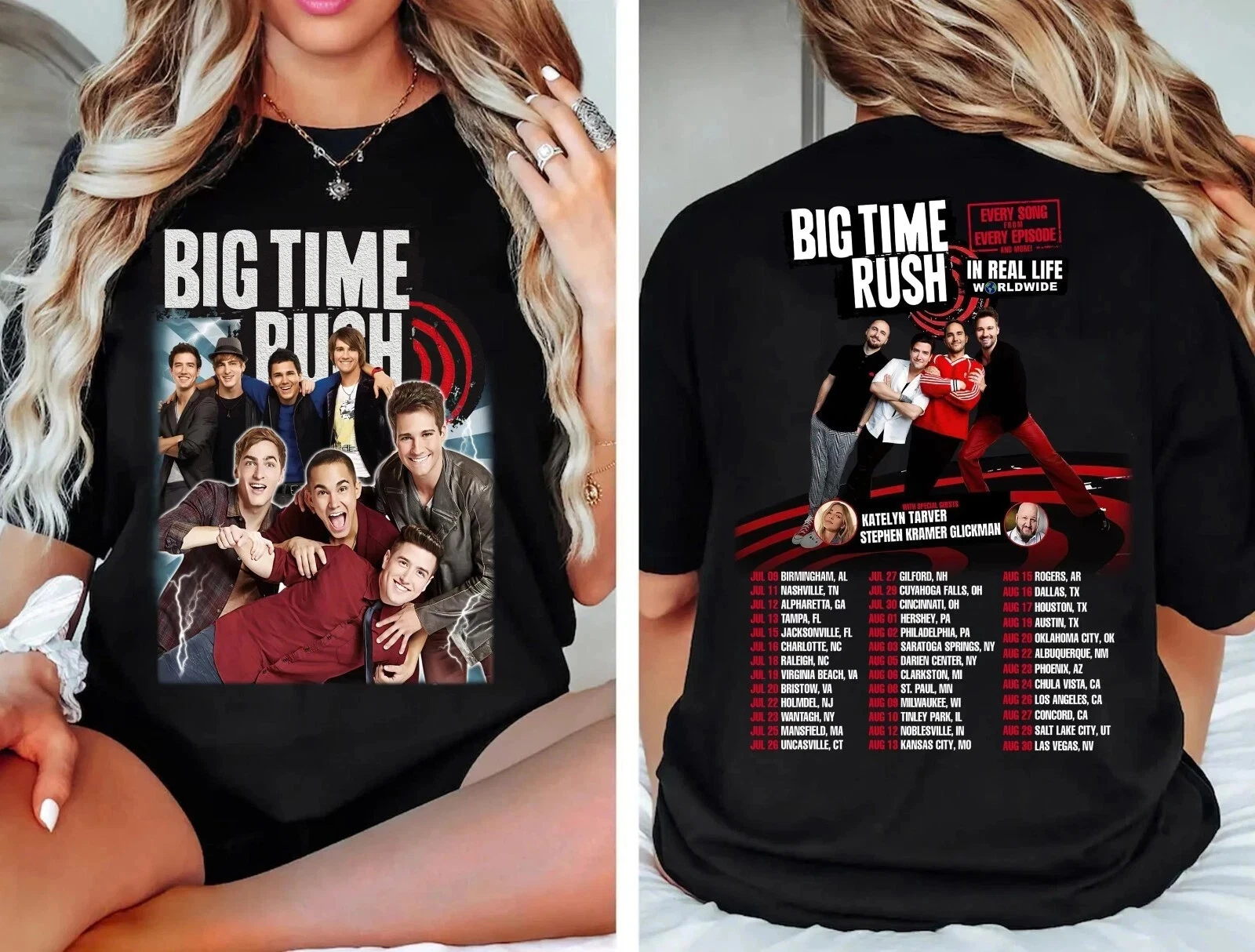 Big Time Rush In Real Life Worldwide Tour 2025 T-Shirt