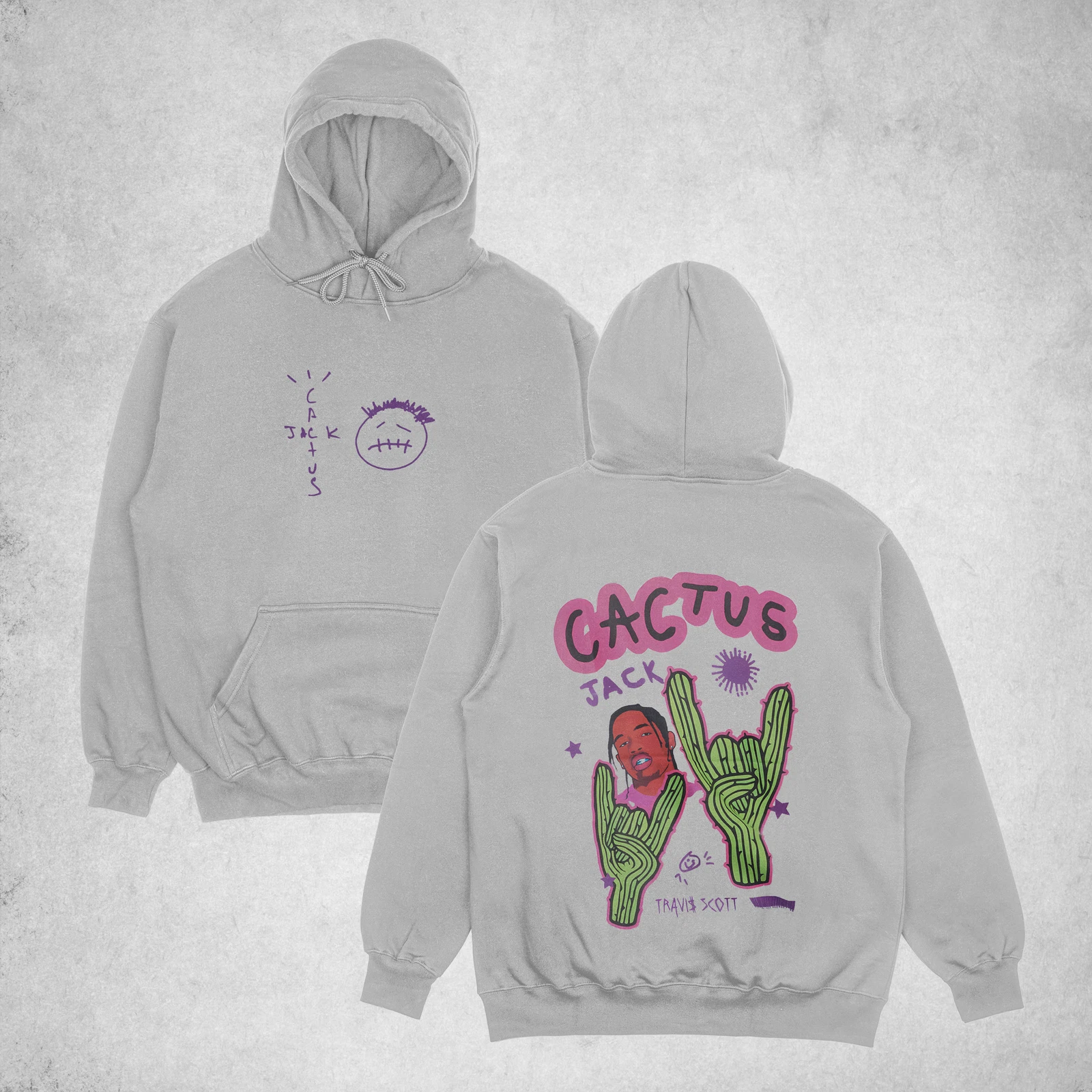 Travis Scott Cactus Jack Hoodie, Two Sided Travis Scott Merch