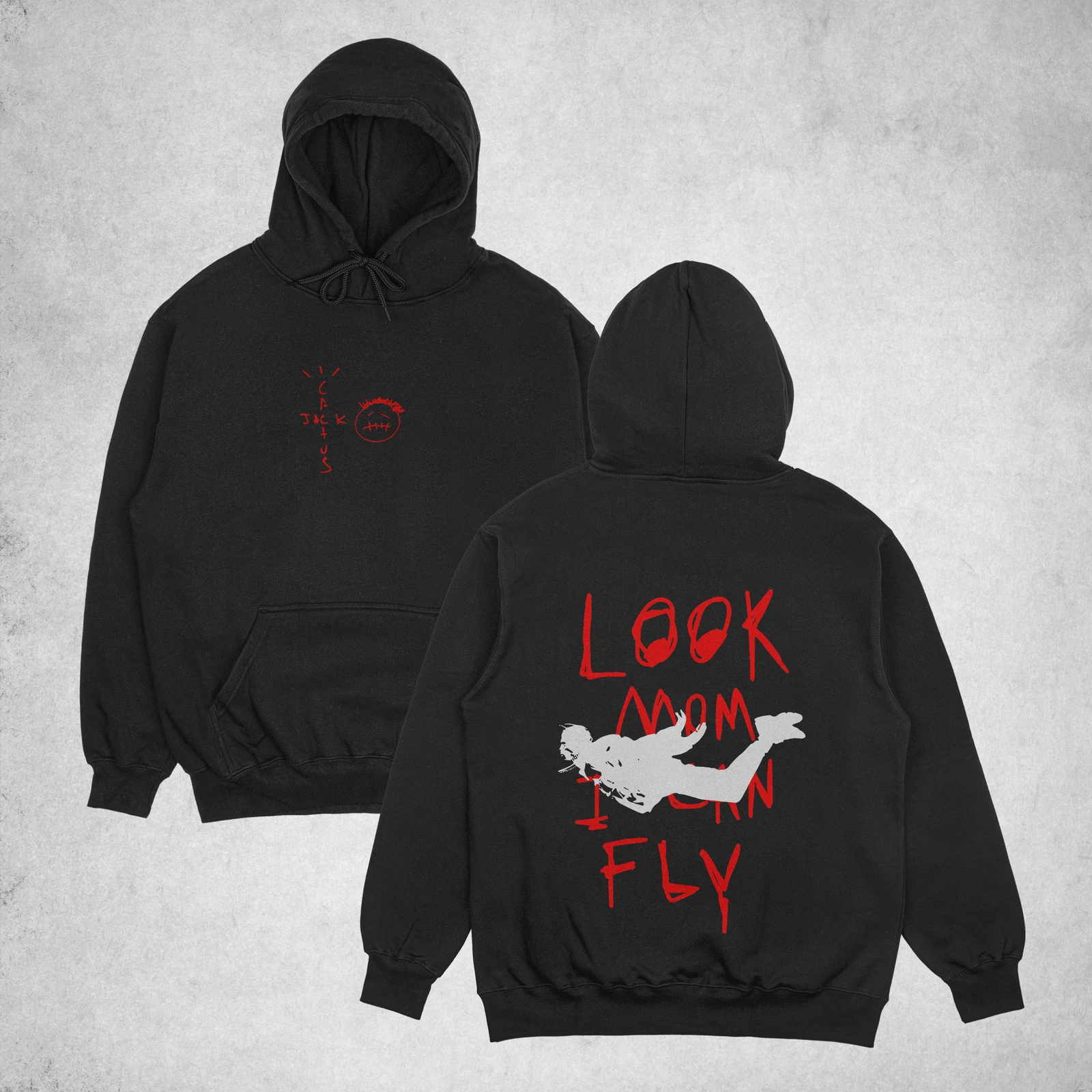 Travis Scott 'Look Mom I Can Fly' Hoodie, Travis Scott Cactus Jack Hoodie