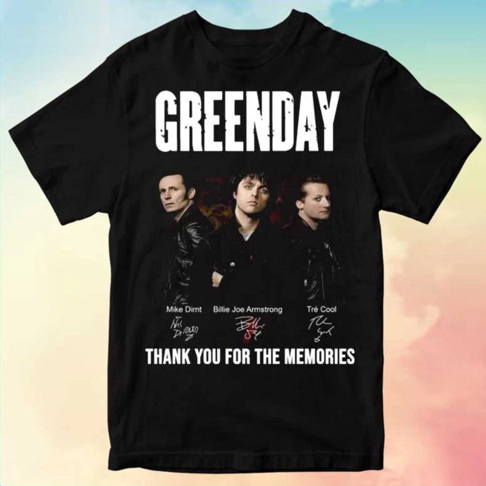 Green Day Band Signatures Unisex T-Shirt