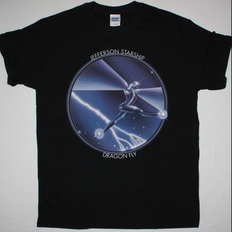 Jefferson Starship Men'S Dragonfly Album Cover T-Shirt