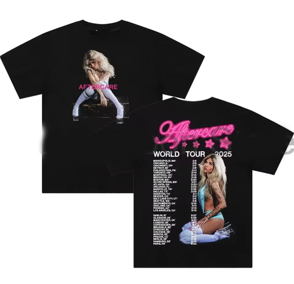 Nessa Barrett Aftercare World Tour 2025 T-Shirt