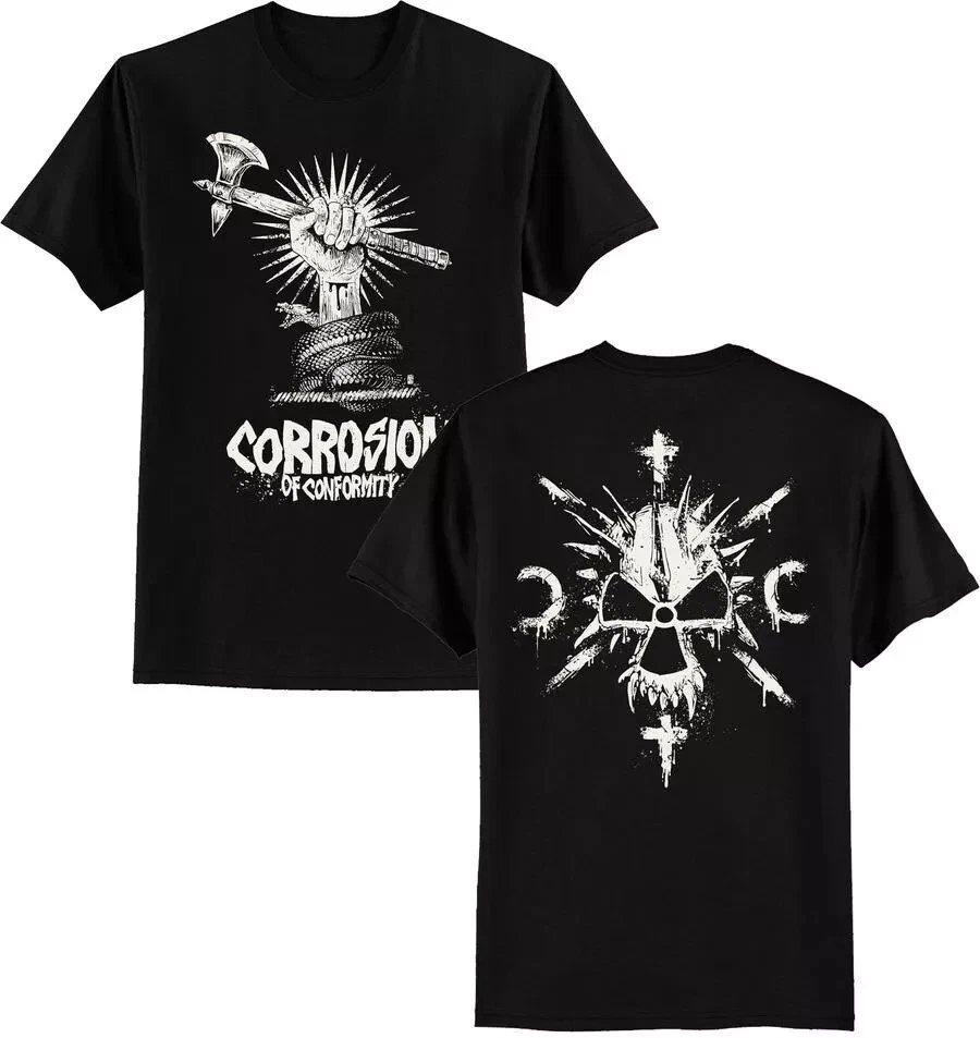 Corrosion Of Conformity Band Heavy Cotton Black Shirt