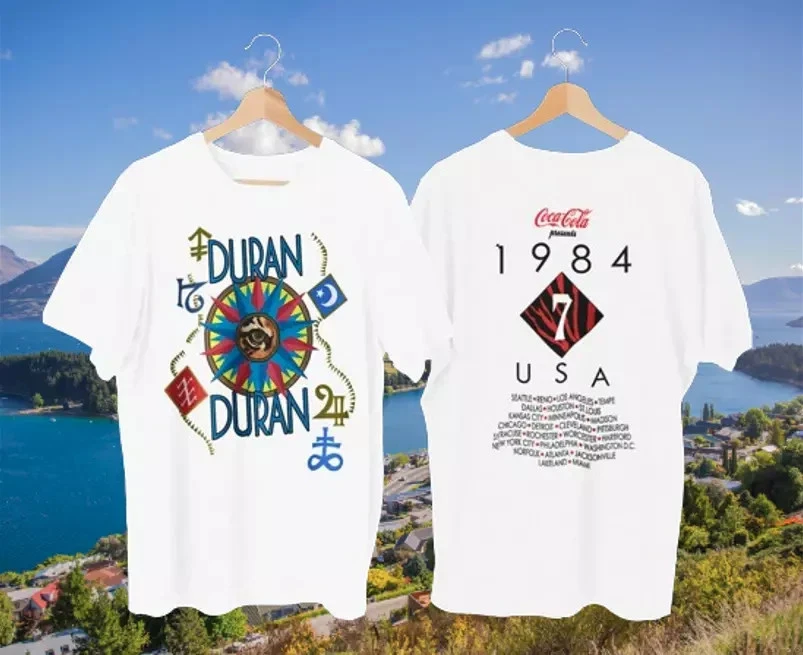Duran Vintage Tour T-Shirt 1984 Concert Arena Band Shirt