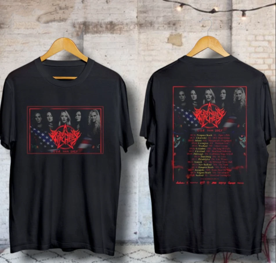 Burning Witches Usa Tour 2025 T-Shirt