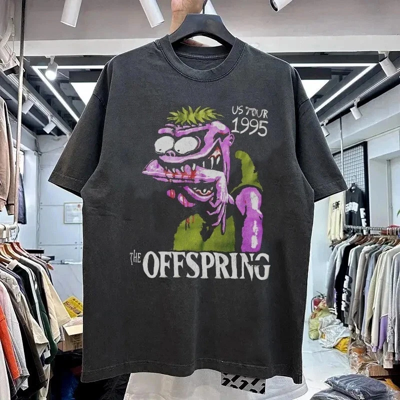 Us Tour 1995 The Offspring Band Black Shirt