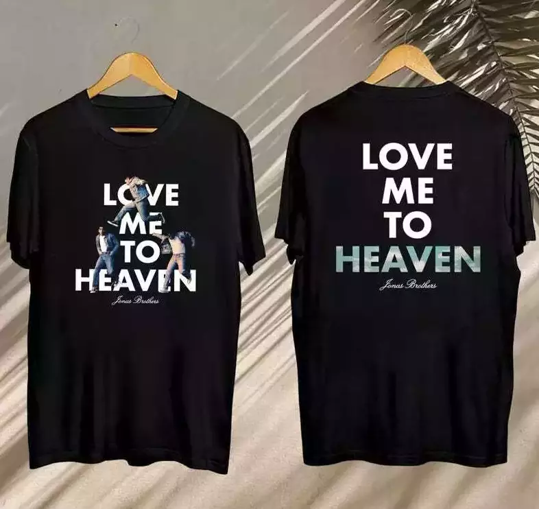 Jonas Brothers 2025 Tour Love Me To Heaven T-Shirt