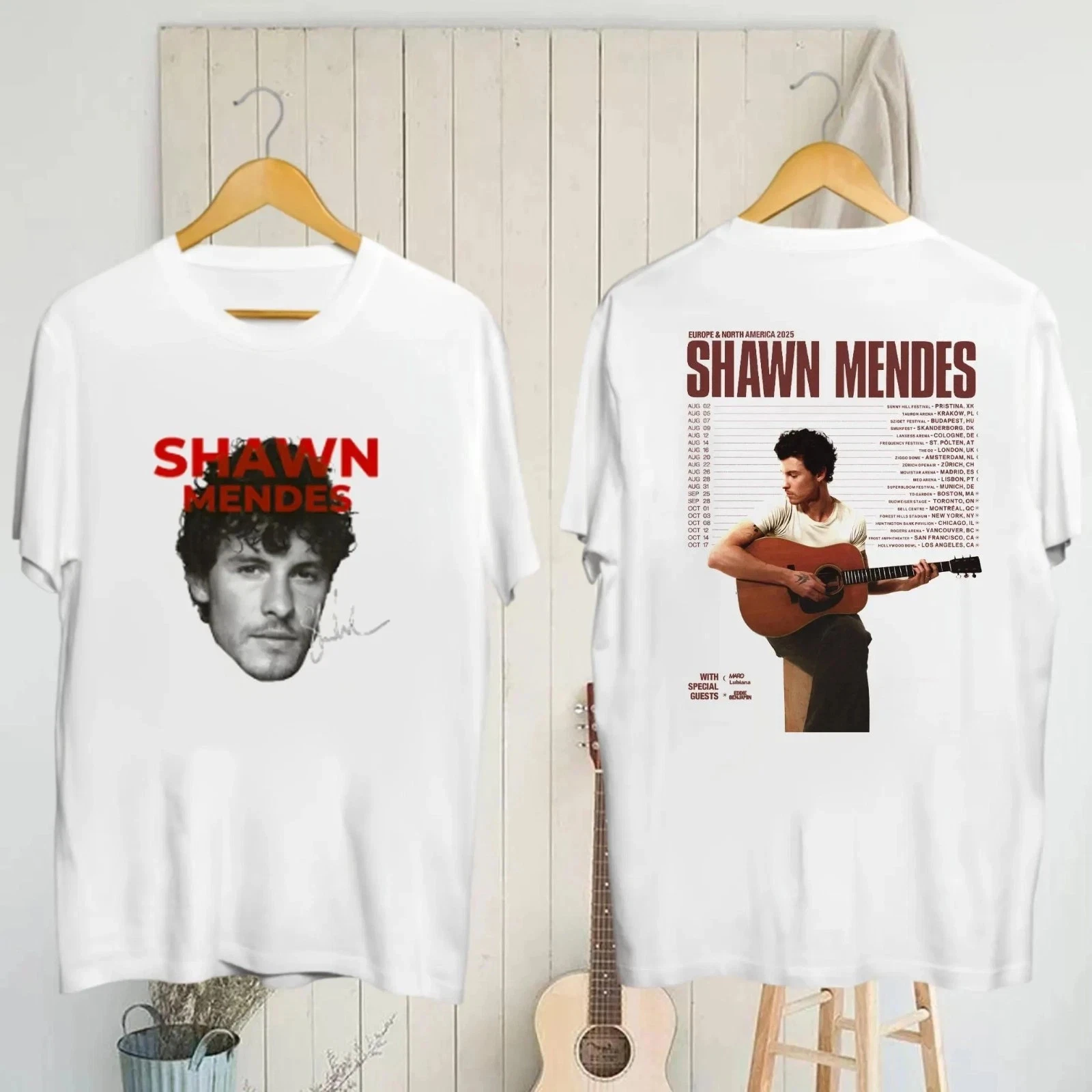 Shawn Mendes Signature Tour 2025 T-Shirt