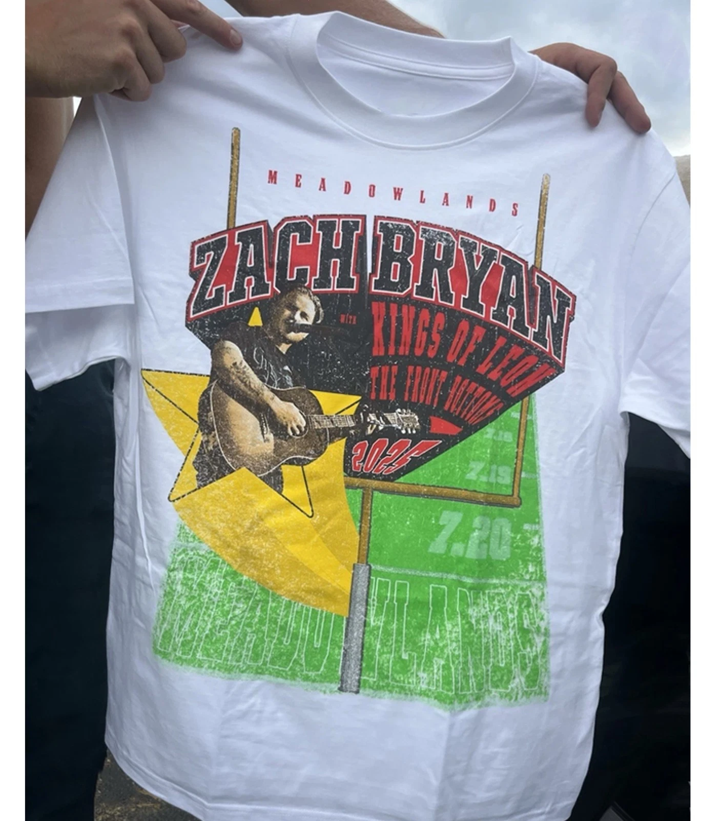Zach Bryan Metlife Stadium Event 2025 Reprint T-Shirt