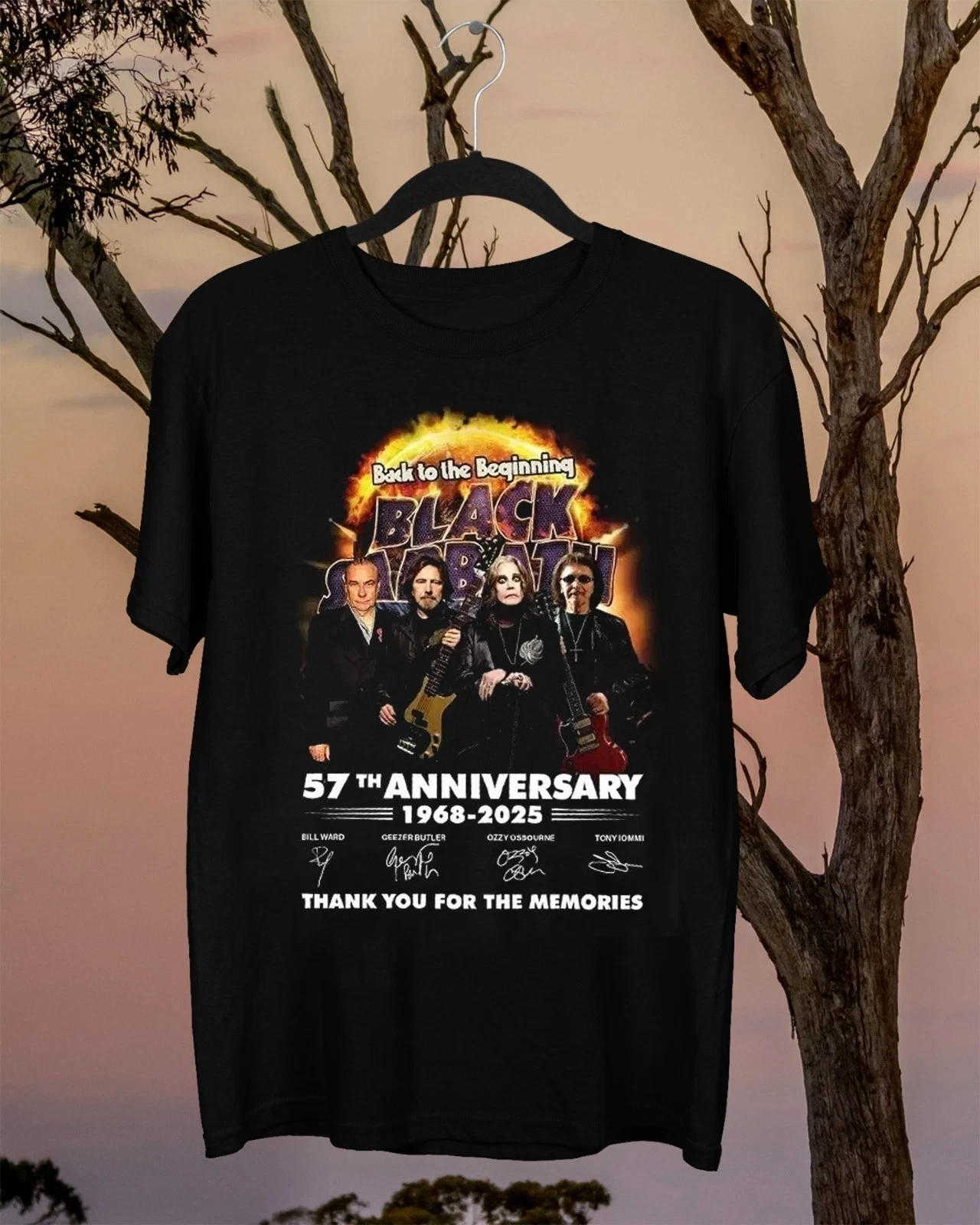 Back To The Beginning Black Sabbath Band 2025 T-Shirt