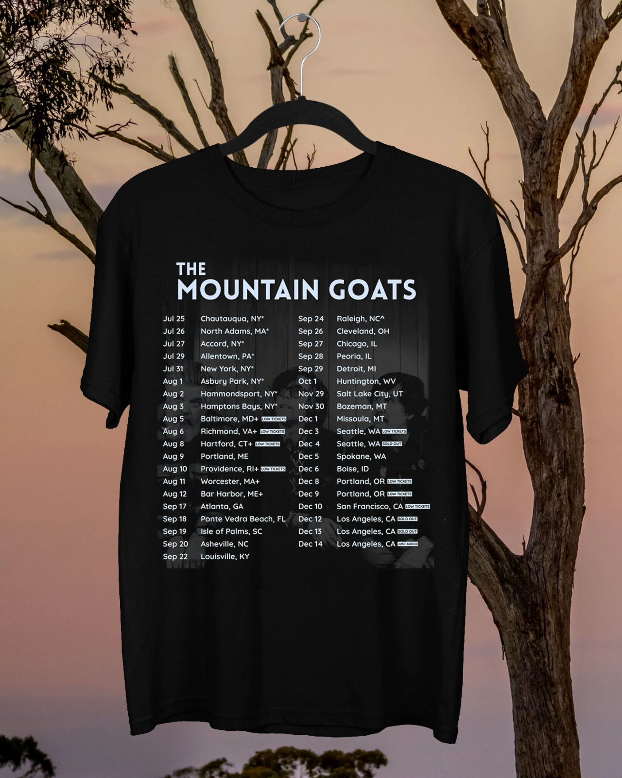 The Mountain Goats Tour 2025 Band Gift For Fan T-Shirt