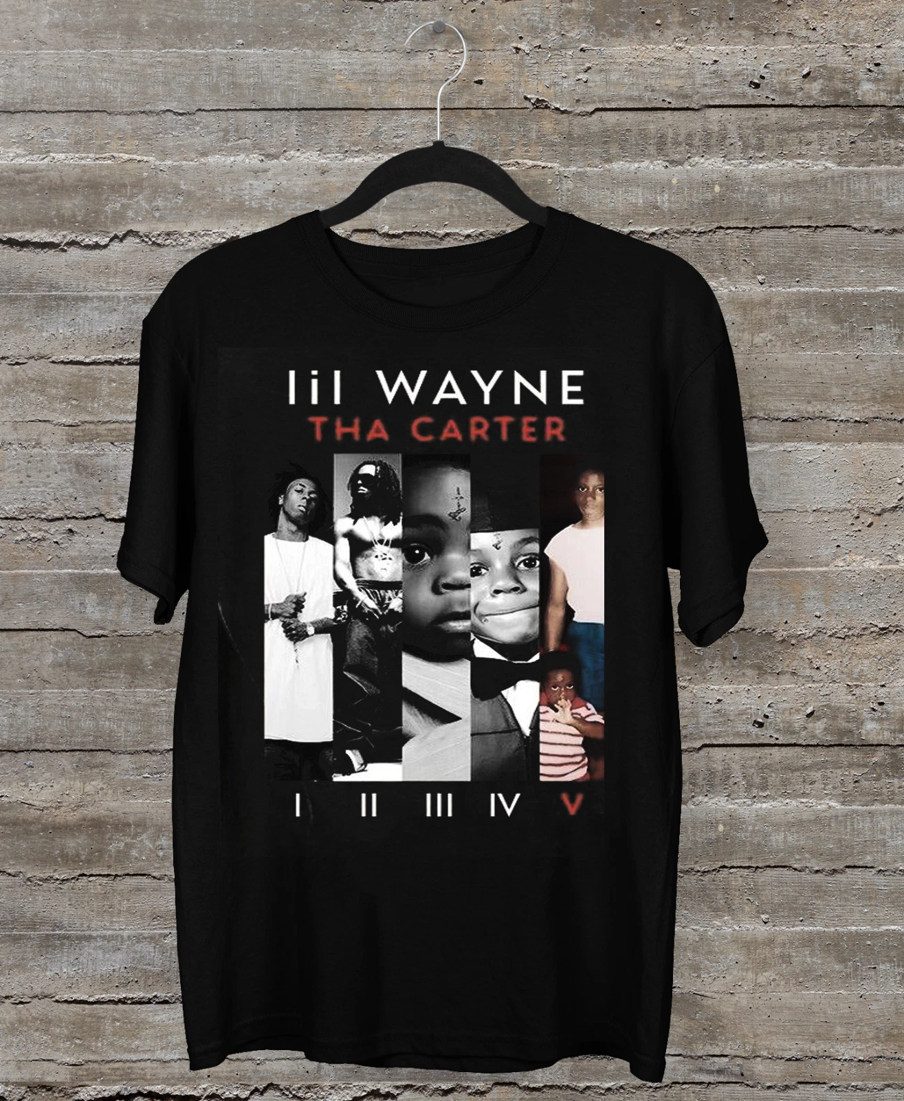 Lil Wayne Vtg Gift For Fan Cotton Black Unisex T-Shirt