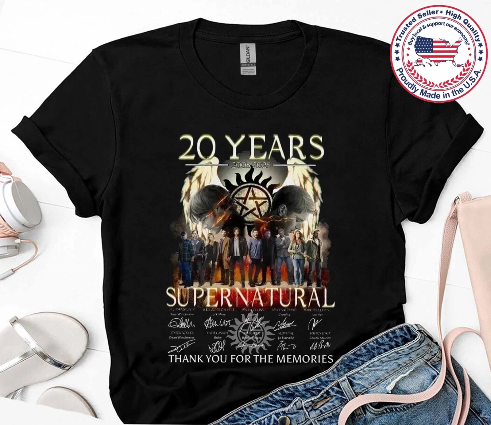 Supernatural Anniversary 2005- 2025 T-Shirt