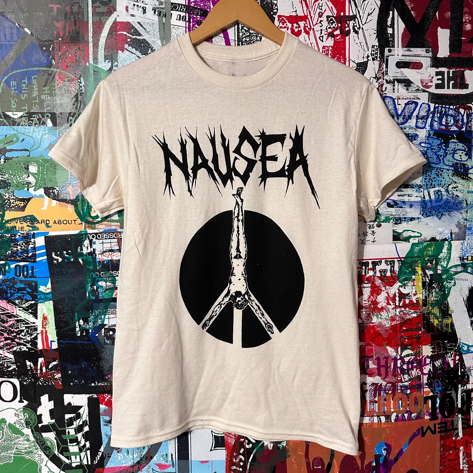 Nausea Band Unisex Logo White Shirt