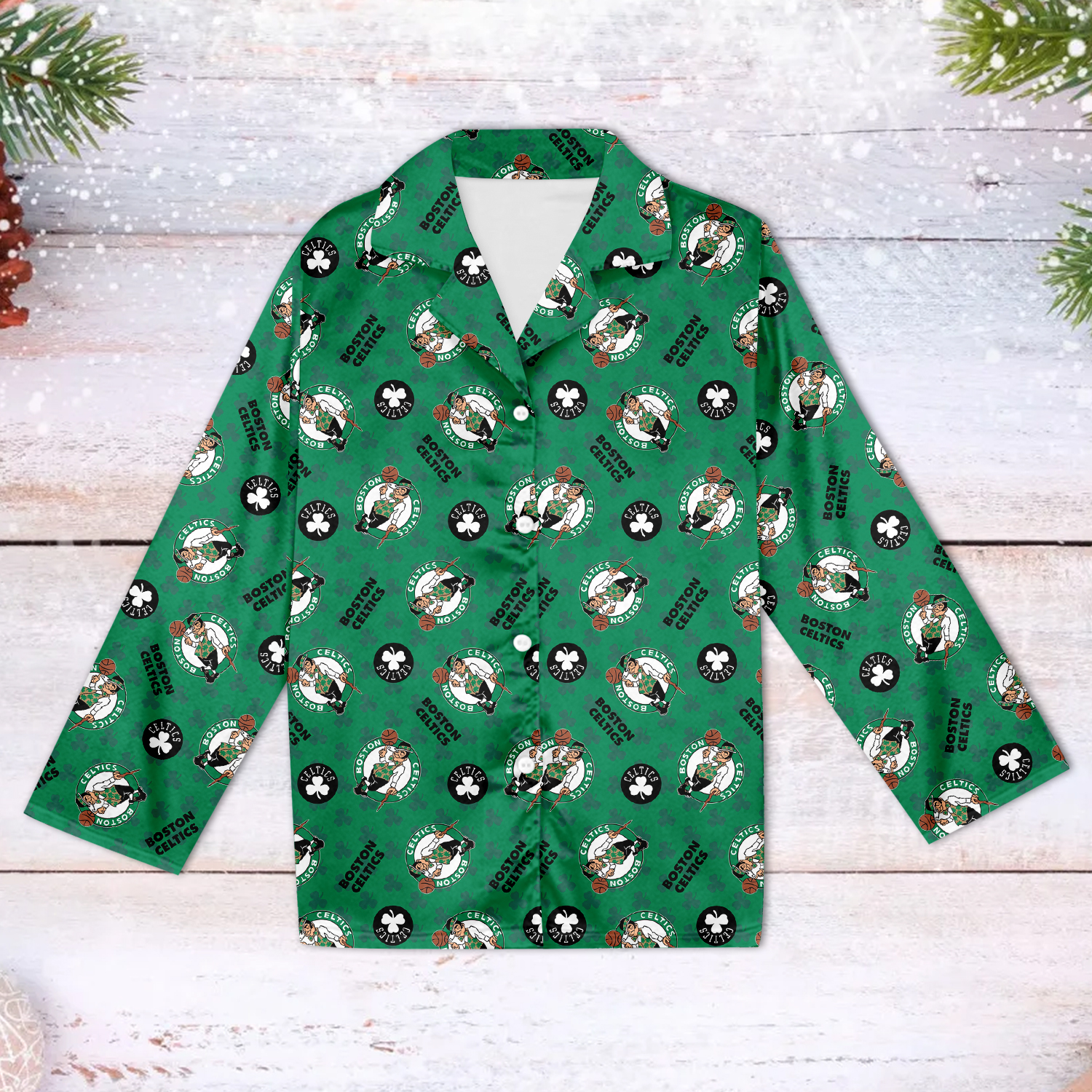 Boston Celtics Family Matching Pajama Set 