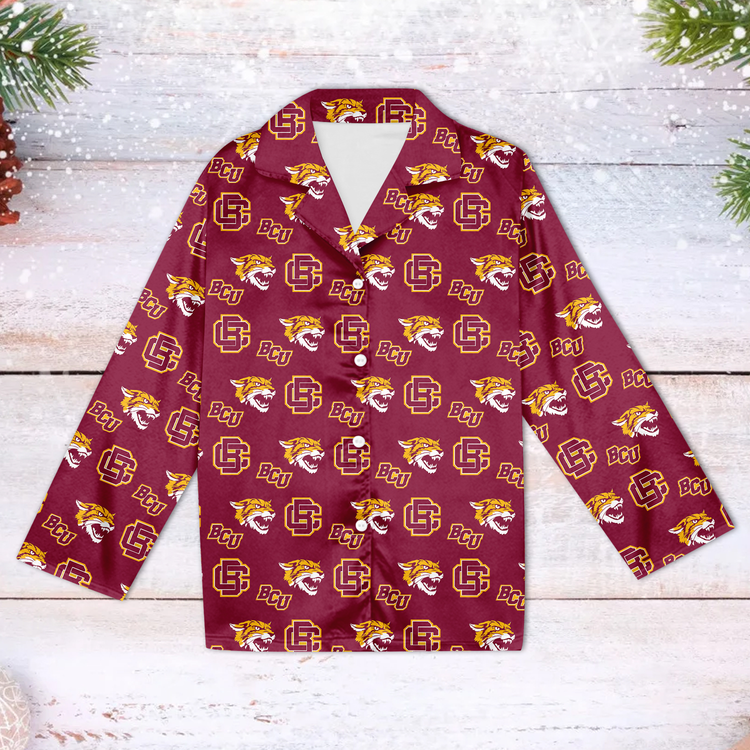 Bethune-Cookman University Family Matching Pajama Set 