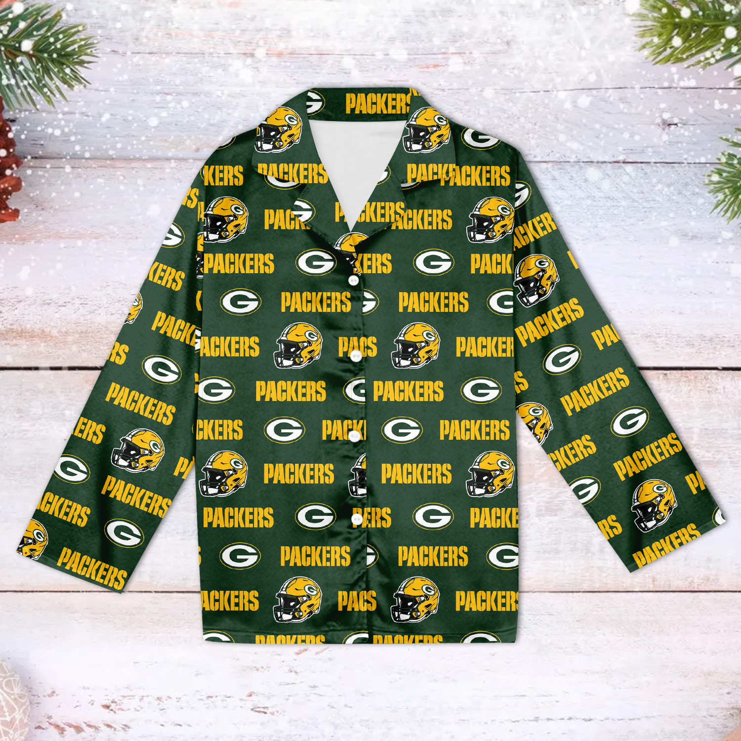 Green Bay Packers Family Matching Pajama Set 