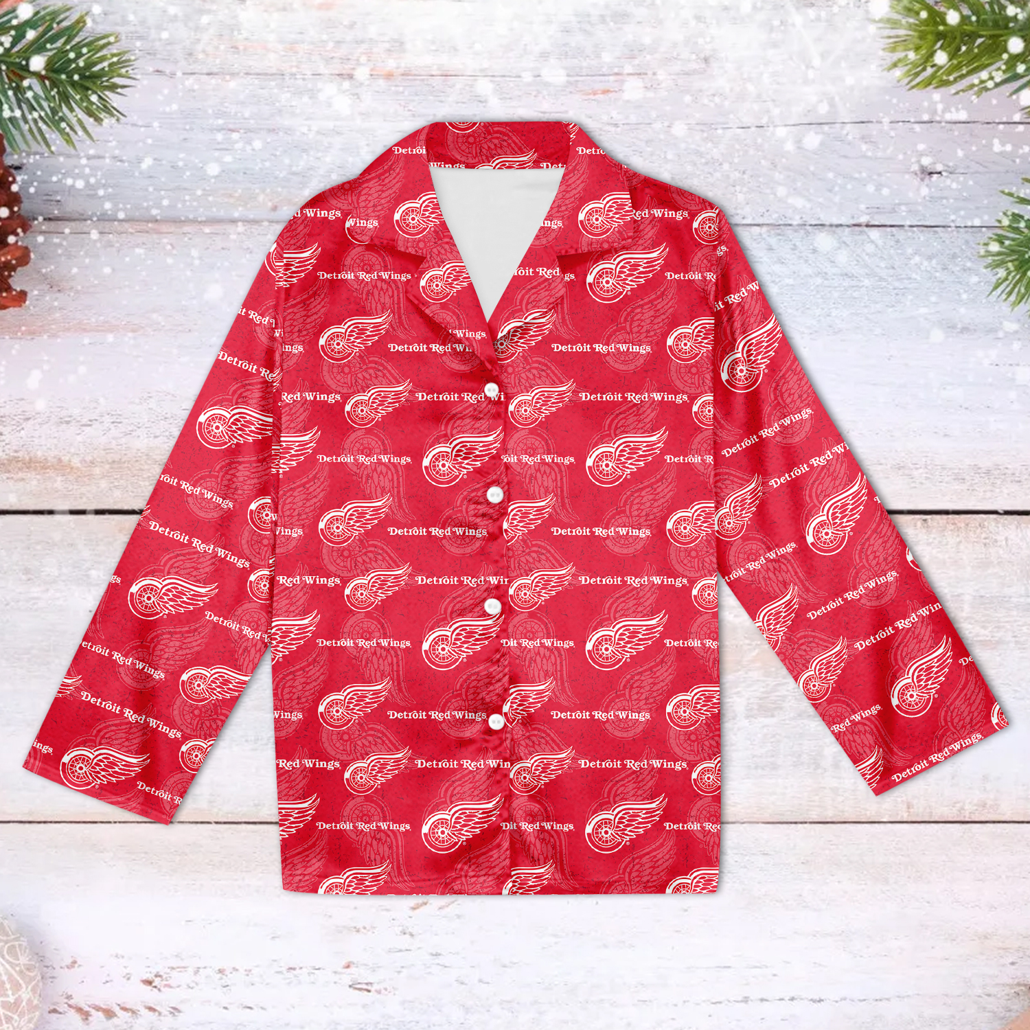 Detroit Red Wings Family Matching Pajama Set 