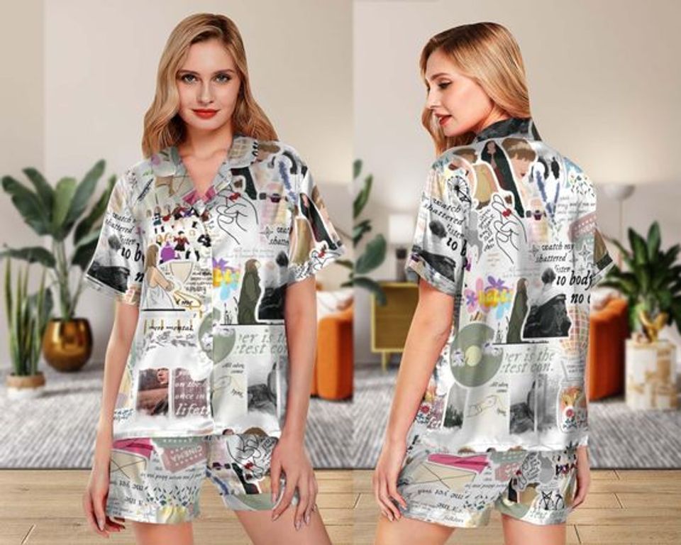 The Eras Tour Taylor Short Pajama Set, Taylor Pajamas