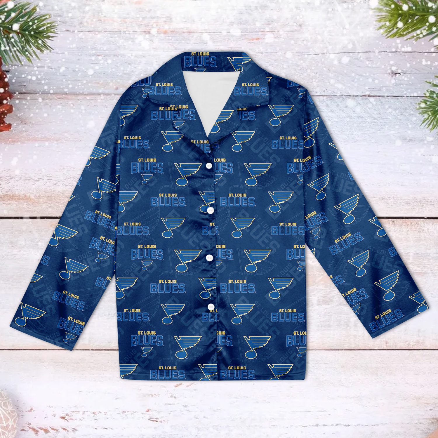 St. Louis Blues Family Matching Pajama Set 