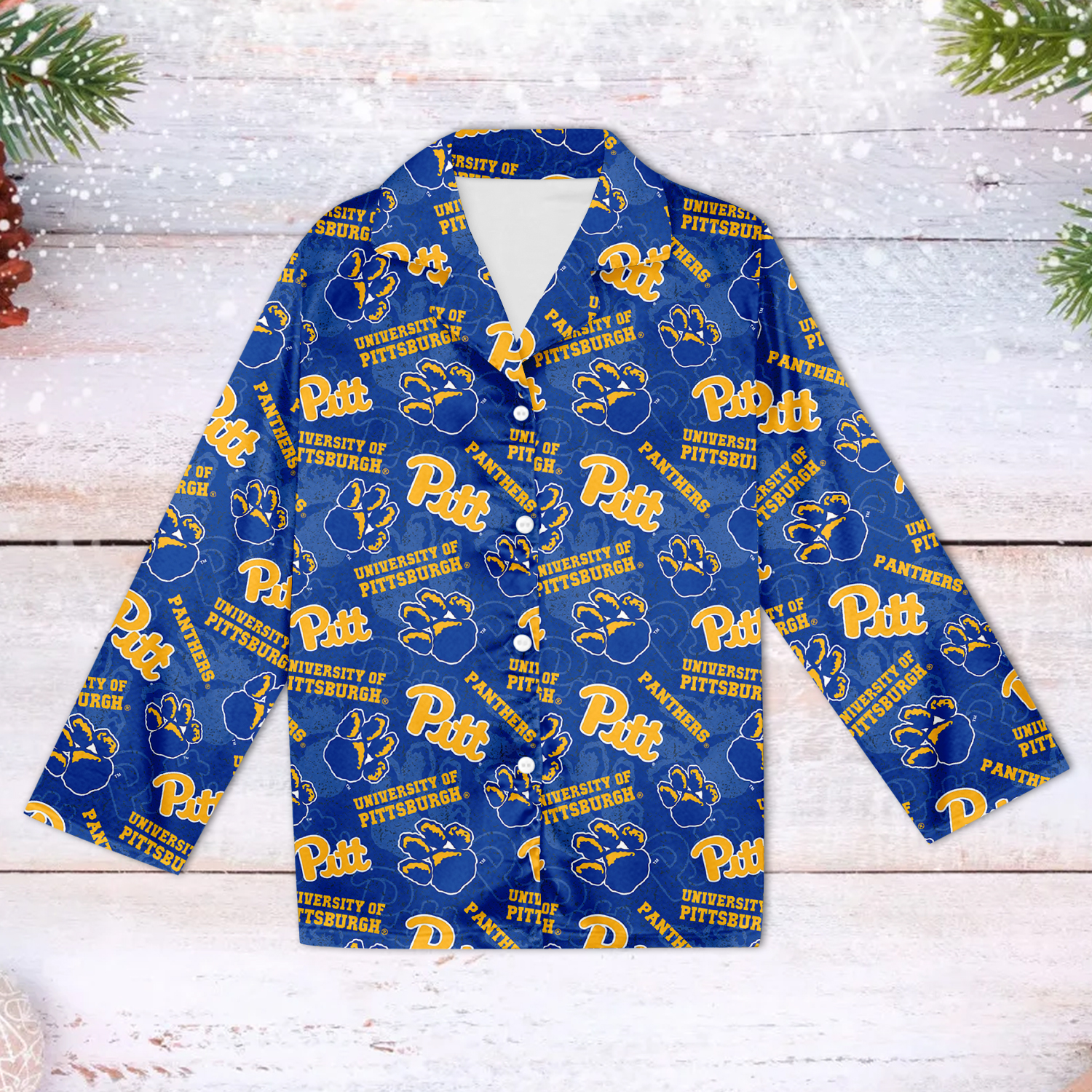 University Of Pittsburgh Family Matching Pajama Set 