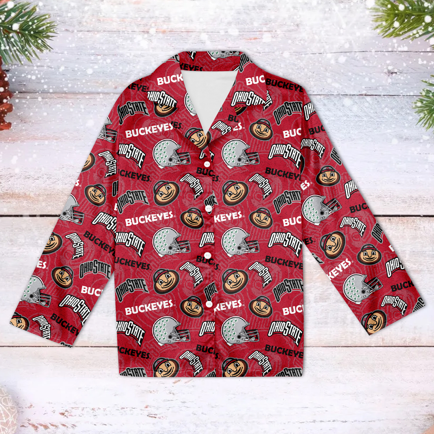Ohio State University Family Matching Pajama Set 