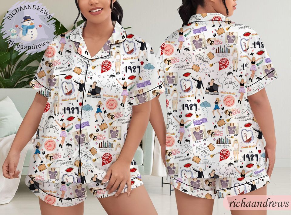 Taylor Women'S Pajamas Set Short Set, Pajama Set