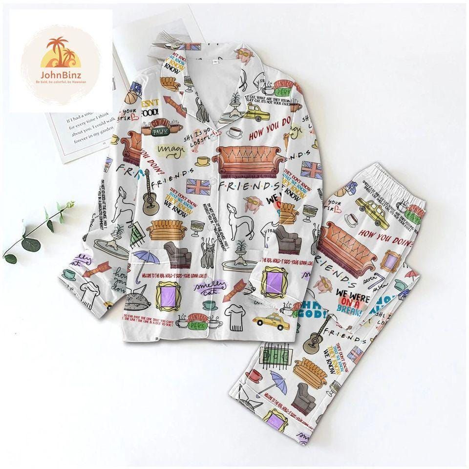 Friends Pajama Set, Movie Pajama Set, Family Matching Pajama Set