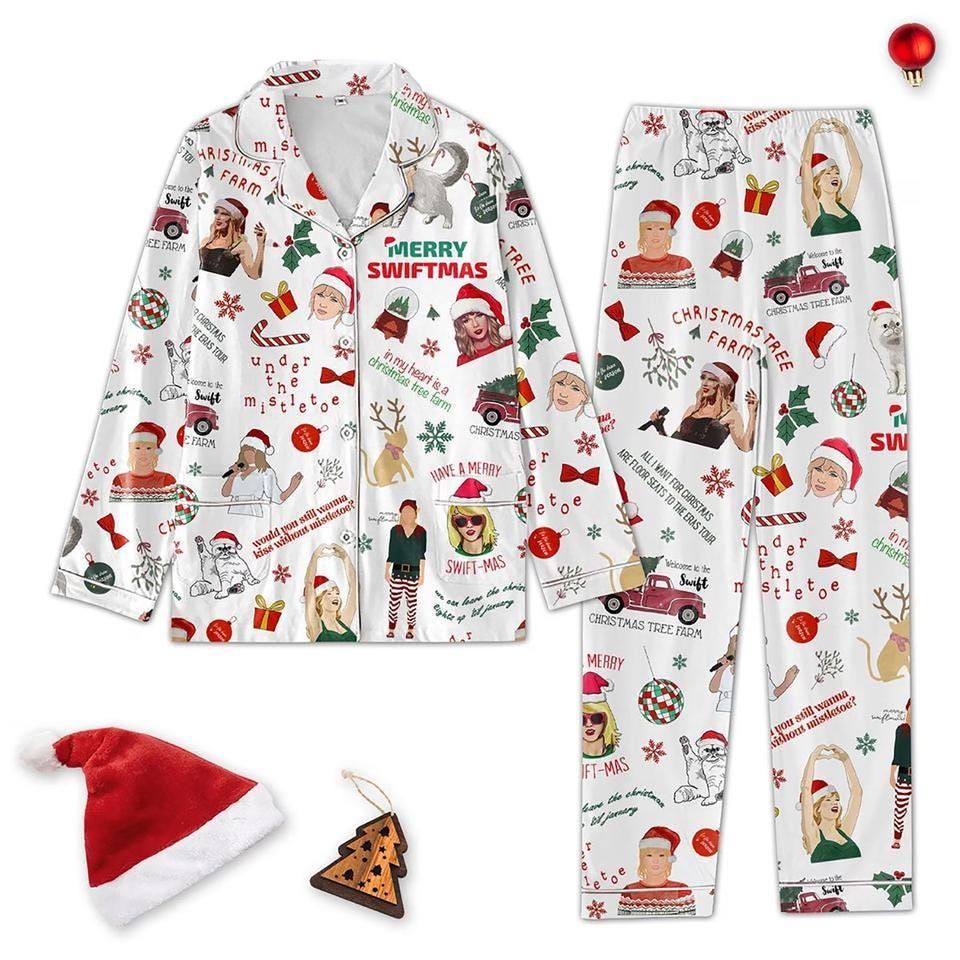 Merry Swiftmas Pajama Set, Swiftiee Pajama Set, Swiftiee Pajamas