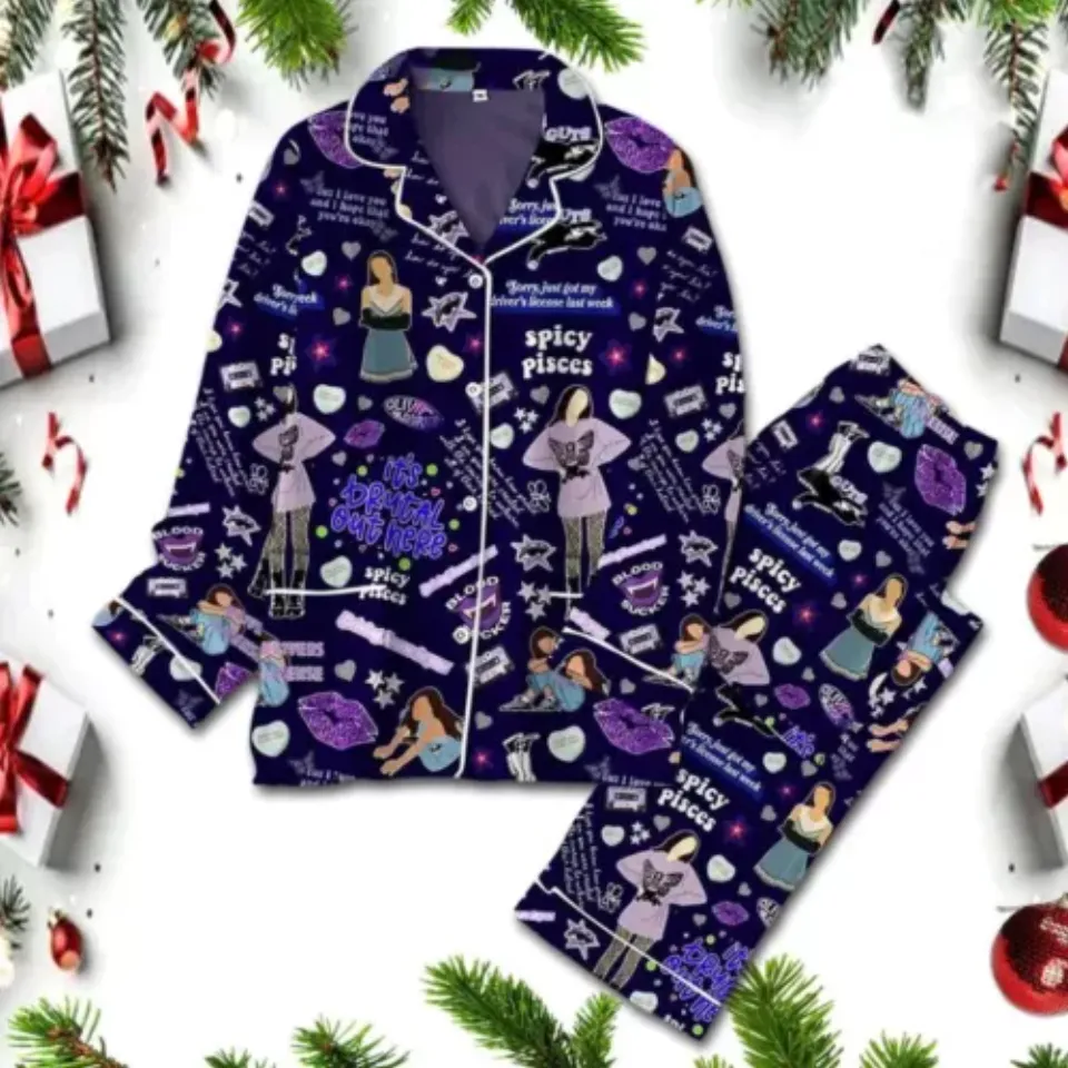 Olivia Rodrigo Guts Pajama Set, Pajama Set