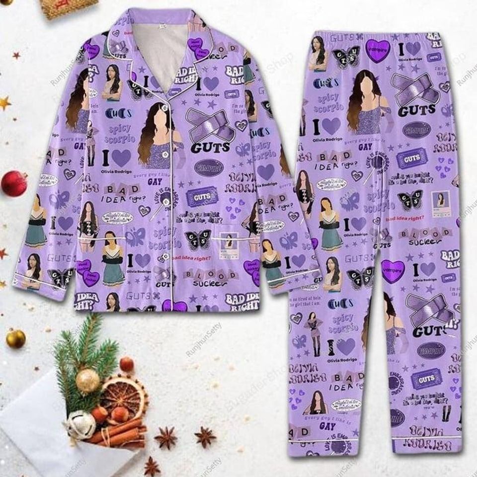 Olivia Rodrigo Pajama Set, Family Pajama Set