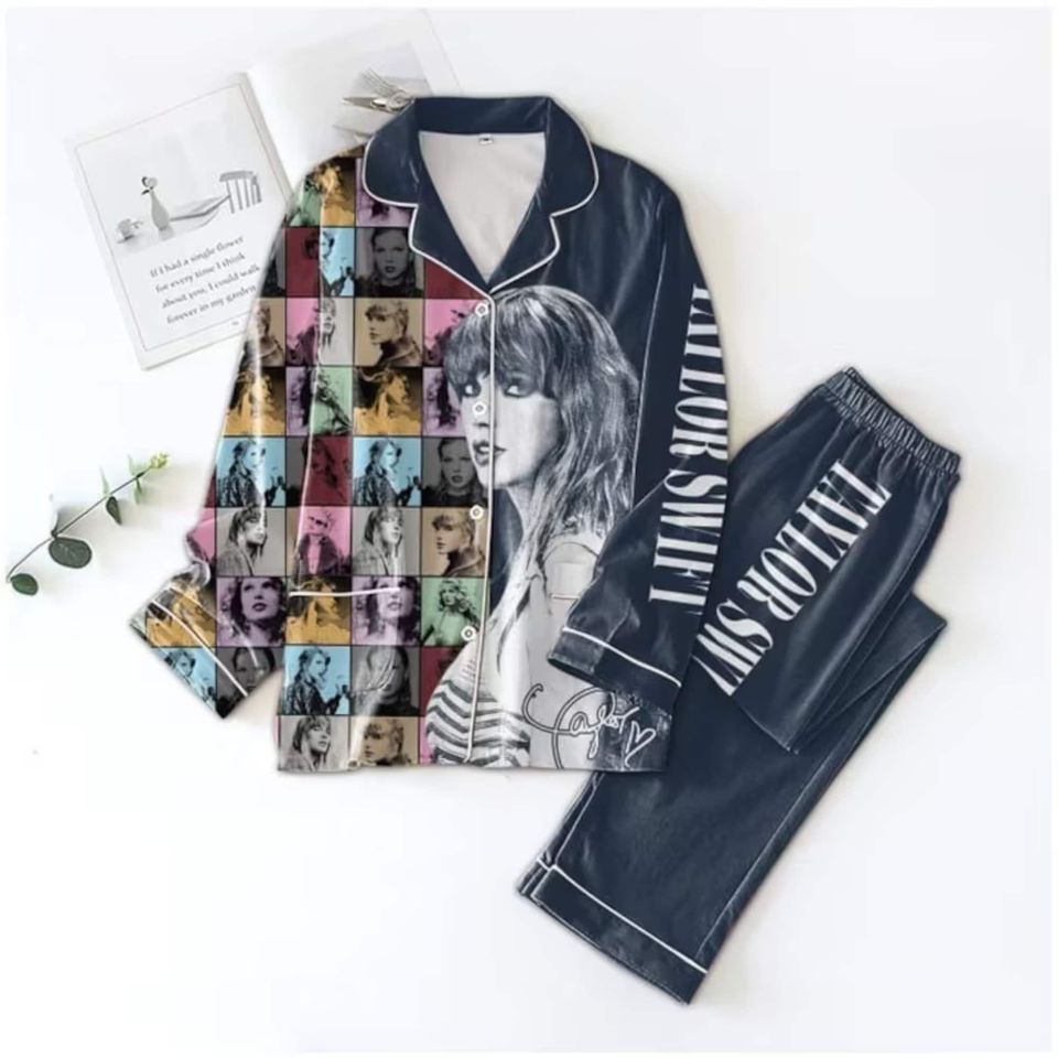 Taylor All Hit Album Eras Tour Pajama Set, Taylor Version Pajama Seth