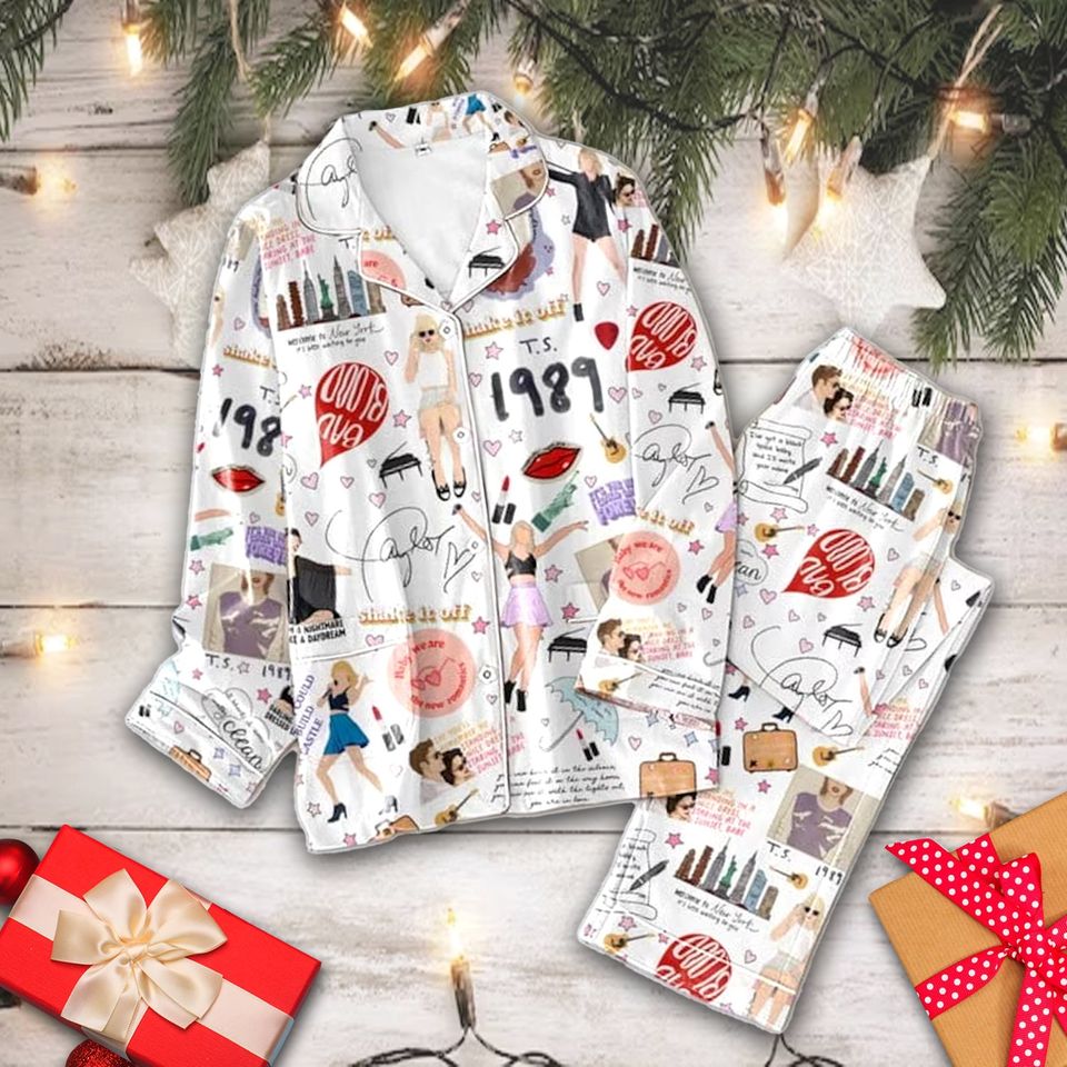 Taylor 1989 Pajama Set, Taylor Version Pajama Set