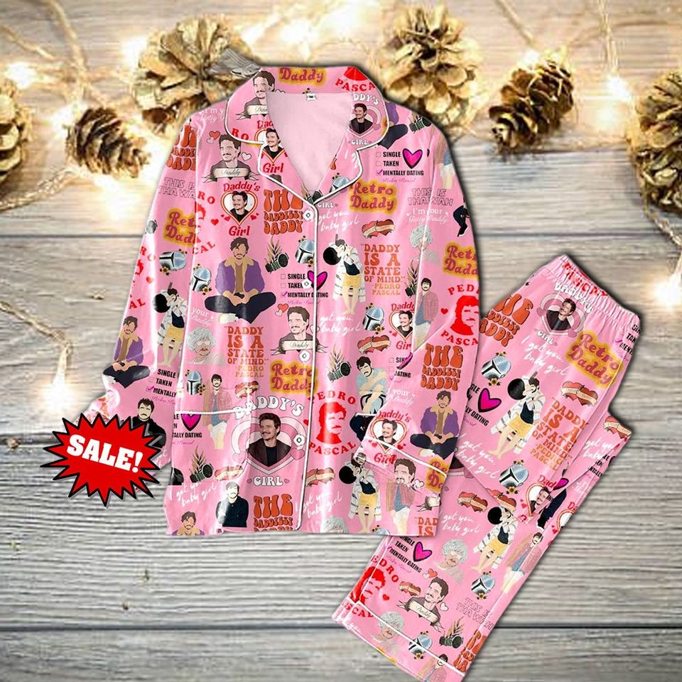 Pedro Pascal Family Pajama Set, Pedro Pascal Pajamas, Pedro Pascal Pajama Set